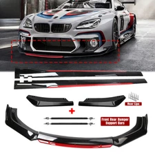 For E90 E92 E93 328i 335i Front Bumper Lip Spoiler Splitter Side Skirt Body Kit