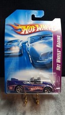 2008 Hot Wheels Double Vision 147/172 Hot Wheels Racing 3/4 Blue New