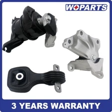 3PCS Engine AND Trans Mount Set Fit For 2012-2013 Honda Civic Sedan 1.8L AUTO