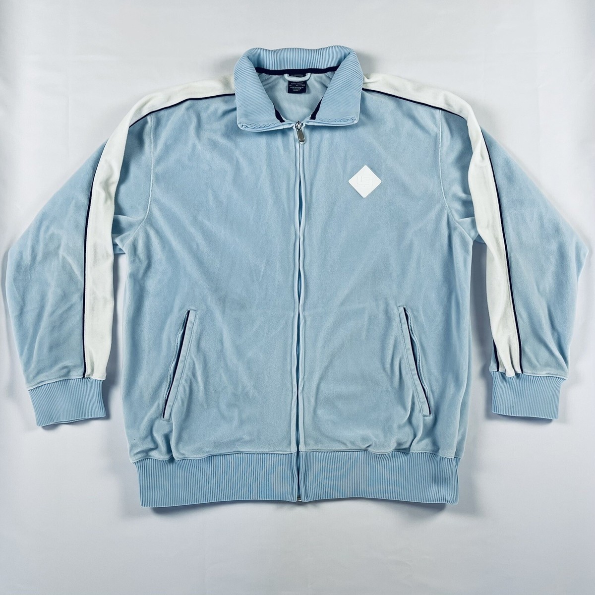 ナイキ レブロン MVP ジャケット L Nike x L23 Lebron James Velour Jacket Mens Large Velvet Blue Warm