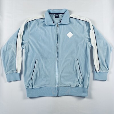Nike x L23 Lebron James Velour Jacket Mens Large Velvet Blue Warm  