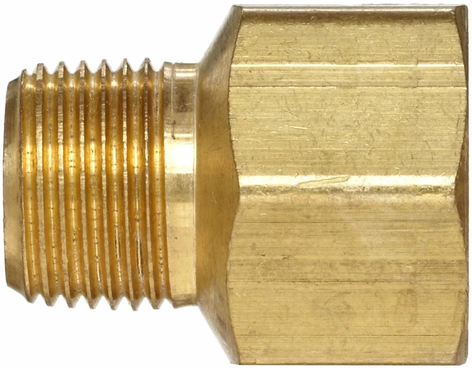 Reducer 3/8 Female Npt to 1/4 Male Npt Pipe Adapter Brass Reducer Fitting 25pcs - Image 3 of 4