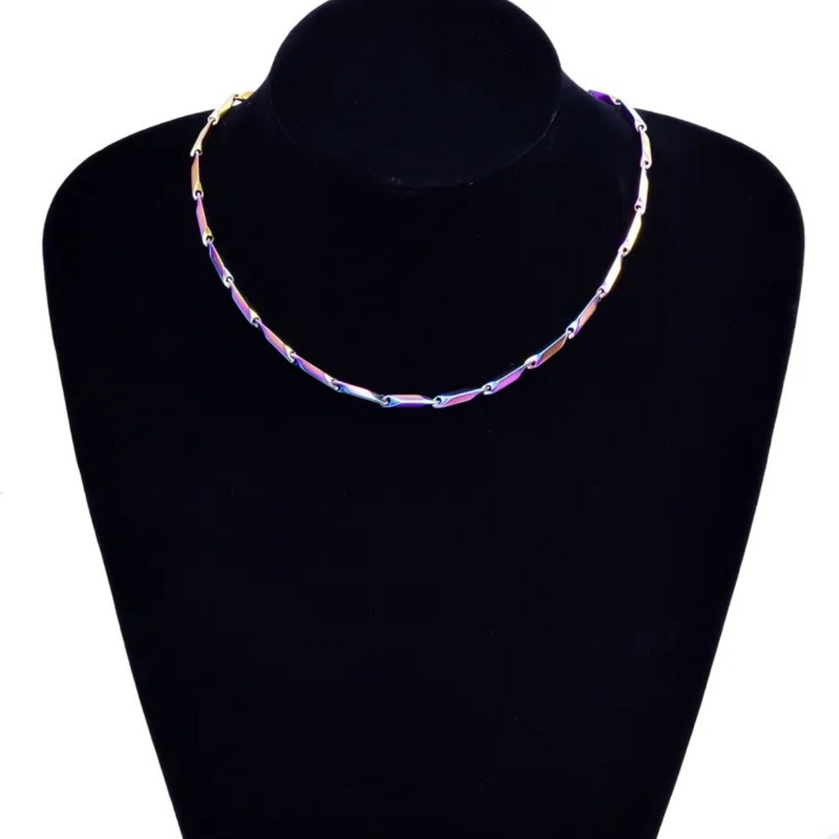 Quality 316L Stainless Steel 3MM Military Grade Bamboo Chain Necklace (20", 24") image 6