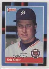 1988 Donruss Eric King (Solid Blue Corner Upper Right) #50 00e8