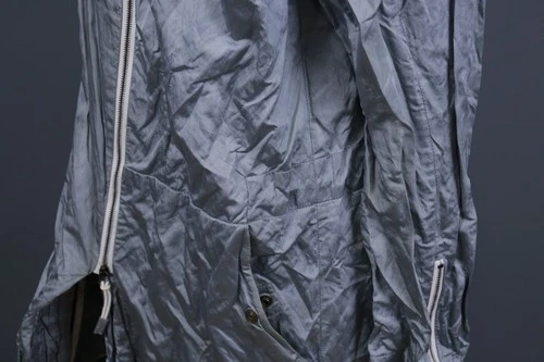 ANNETTE GORTZ Gray Collared Long Sleeve Full Zip Windbreaker Rain Coat Size 42 image 11