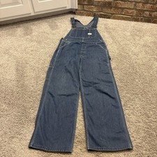Big Mac Overalls Mens 32x30 Denim 60s Carpenter Square Back Union Made In USA