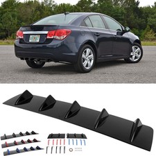 For Chevy Cruze Car Rear Bumper Diffuser Lip Spoiler Splitter Body Kit Mattte For Chevy Cruze Car Rear Bumper Diffuser Lip Spoiler Splitter Body Kit Mattte