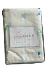 Standard Pottery Barn Kids SeaHorse Sea Horse Percale Pillowcase 100% Cotton HTF