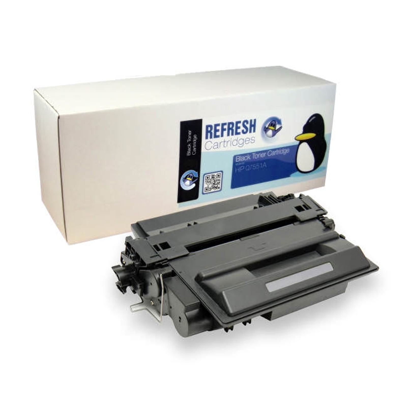 Refresh Cartridges Replacement Black Q7551A Toner Compatible With HP Printers