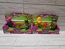 Lot of 2 Barney's World Sharing with Friends 2-Packs David Barney Mel Billy Dino