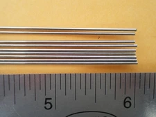 100 PCS. STAINLESS STEEL STRAIGHT LURE SHAFT WIRE FORM .031 X 6" INCHES LONG