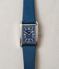 Oris Rectangular Blue Dial 01 561 7783 4065 Men's Automatic Watch Steel