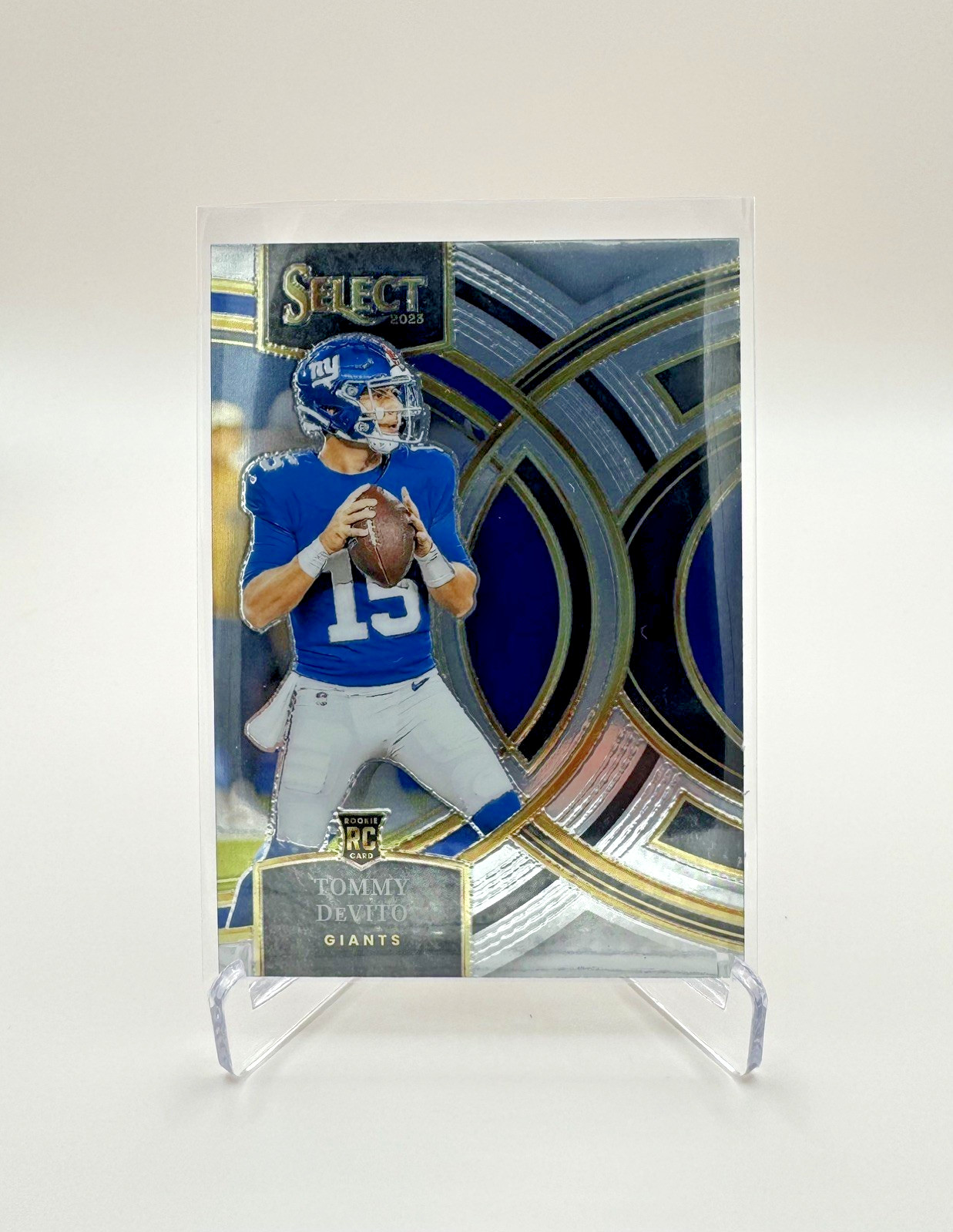 2023 Panini Select - Premier Level Tommy DeVito #102 Silver Prizm (RC)