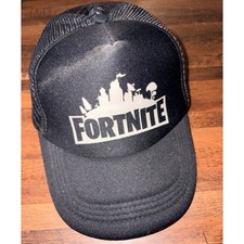 Fortnite Black Trucker Hat Mesh Snapback Cap Gaming Kids Youth Adjustable