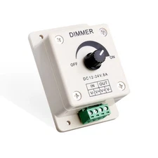 DC 12V 24V LED Dimmer Switch 8A Brightness Controller For LED Strip Light Lamp B