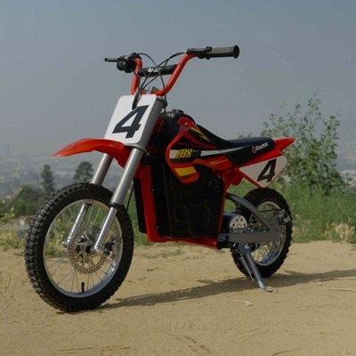Razor MX500 Dirt Rocket 36V Electric Toy Motocross Dirt Bike, Red