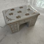 porcelain doll house furniture Vintage Desk — photo 5