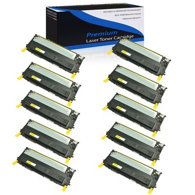10PK Yellow CLT-M409Y Toner for Samsung CLX-3175 CLX-3175n CLX-3170n CLP-310n