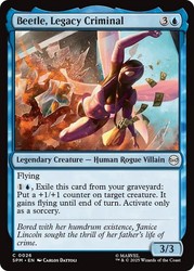 Beetle, Legacy Criminal 26 Common Marvel's Spider-Man Magic: The Gathering