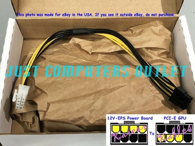   12'' Custom Supermicro 8-Pin PCI-e GPU Power Cable CBL-PWEX-0665
