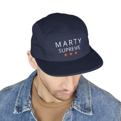 Embroidered Marty Supreme 5 Panel hat, marty supreme hat, marty