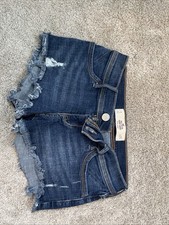 Hollister Low Rise Jeans Shorts W25 Damen Bla...