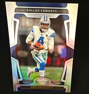 Panini Certified Dak Prescott #26 Mirror Parallel Serial Numbered /399 Cowboys