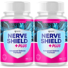 (2 Pack) Nerve Shield Nootropic All Natural NerveShield Supplement 120 Capsules