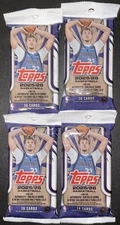 Lot Of 4 2025-26 Topps NBA Basketball Factory Sealed Value Fat Pack (4)