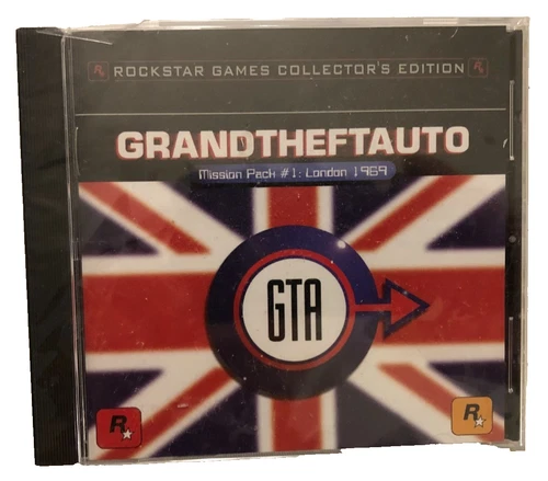Rockstar Games Grand Theft Auto Mission Pack #1 London 1969 PC Video CD ROM New