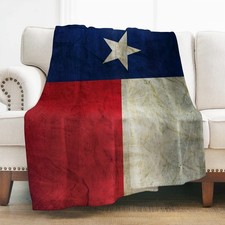 Texas Flag Throw Blanket Gifts for Women Men Girls Boys, 60"x80" Retro Texas ...