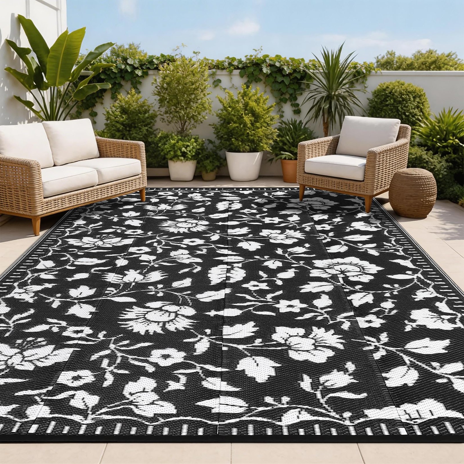 Floral|black