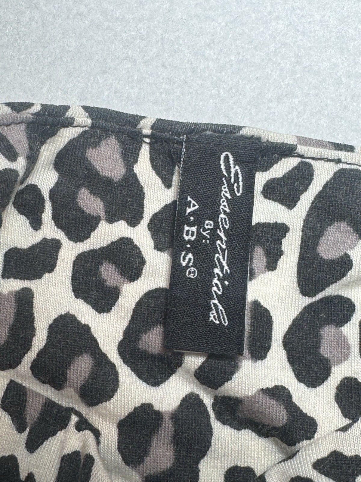 Essentials By ABS Brand Leopard Print Nightgown W… - image 11