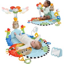 Fisher-Price 3-in-1 Kick & Sway Activity Gym Baby Play Mat & Sensory