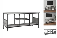 Tv-Schrank Grau Sonoma 100X35X45 Cm Spanplatte & Eisen Tv-Lowboard