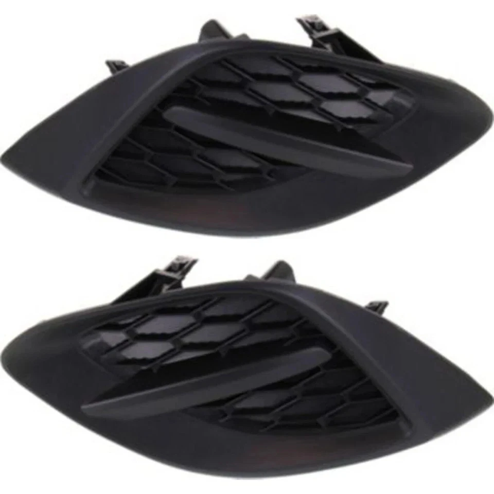 Par de cubiertas de parachoques delantero fascia y luz antiniebla para Mazda 2 2011-2014 Foto 3 de 4