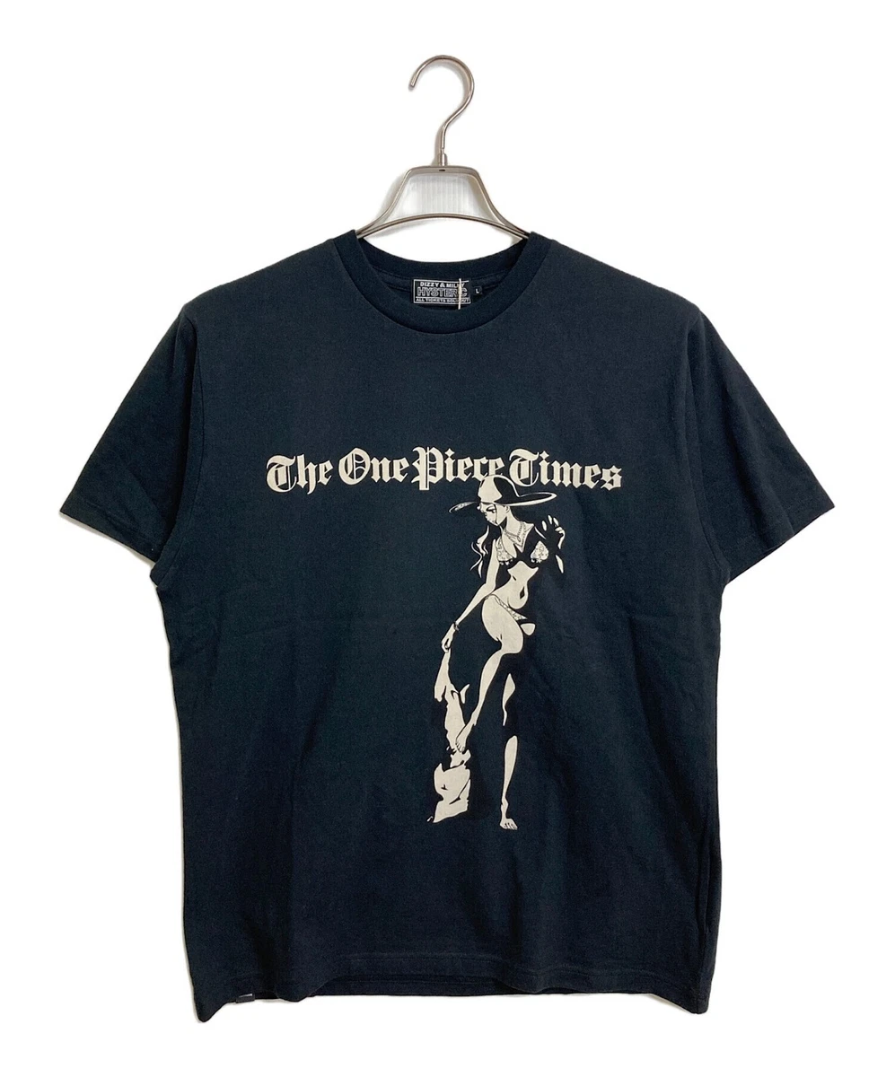 トップス HYSTERIC GLAMOUR/NICO ROBIN TIMES Hysteric Glamour × ONE PIECE Nico Robin S/S T-Shirt Size L Black