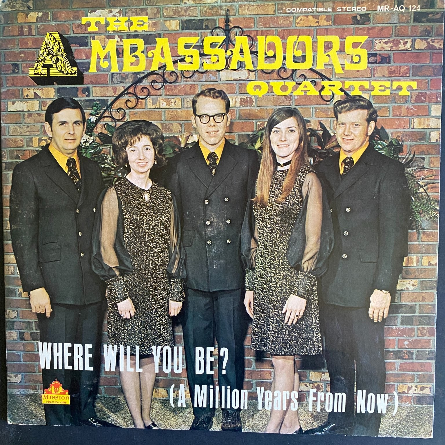 The Ambassadors Quartet – Where Will You Be? LP Record Mission Gospel Stereo 33