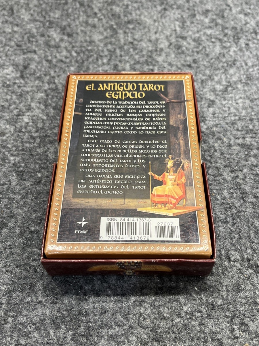 El Antiguo Tarot Egipcio Clive Barrett Spanish Tarot Card
