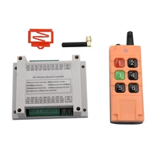 Wireless Remote Control RF Switch 6 Channel 10A Relay Receiver 12-36V 6CH