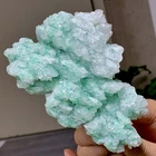 489G Rare green Phantom Strawberry Crystal Clusters Mineral Specimen