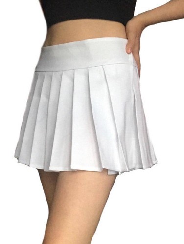 Junior to Plus Size Solid White Plaid 
