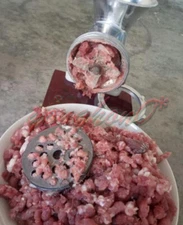 Meat Grinder Clamp- Cast Iron Meat Mincer and Sausage Maker