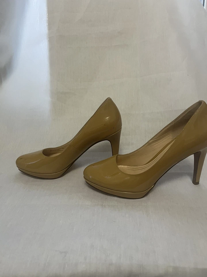 Zapatos de tacón de plataforma NIKEAIR de charol nude/beige COLE HAAN 8B Foto 4 de 4