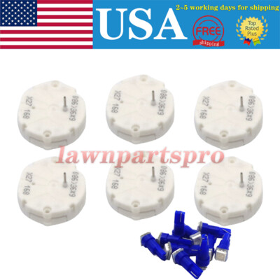 6x Instrument Cluster Stepper Motors Repair Kit X27 168 X27.168 10 Bulbs Xc5-168