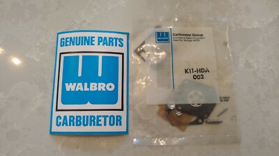 Genuine WALBRO K11-HDA 002  K11HDA Carburetor Repair Rebuild Kit NEW