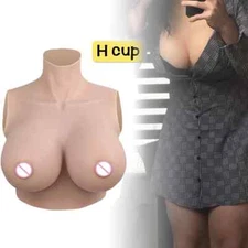 Silicone Breast Forms Fake Enhancer For Crossdresser Drag Queen Fake Boobs 