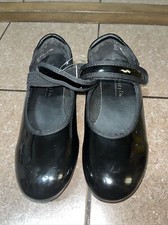 Girls Black Freestyle Tap Shoes Size 1