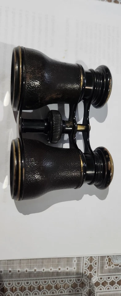 Vintage Lemaire Fabt Paris Antique Brass Birdwatching Sport Binoculars - Image 4 of 4