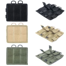 1/2PCS Tactical Outdoor Magazine Pouch Mag Bag Molle Patch HOOK&LOOP Board Panel